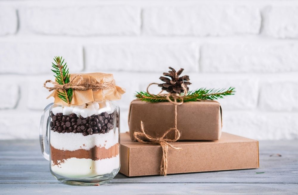 cookie mix in mason jar gift