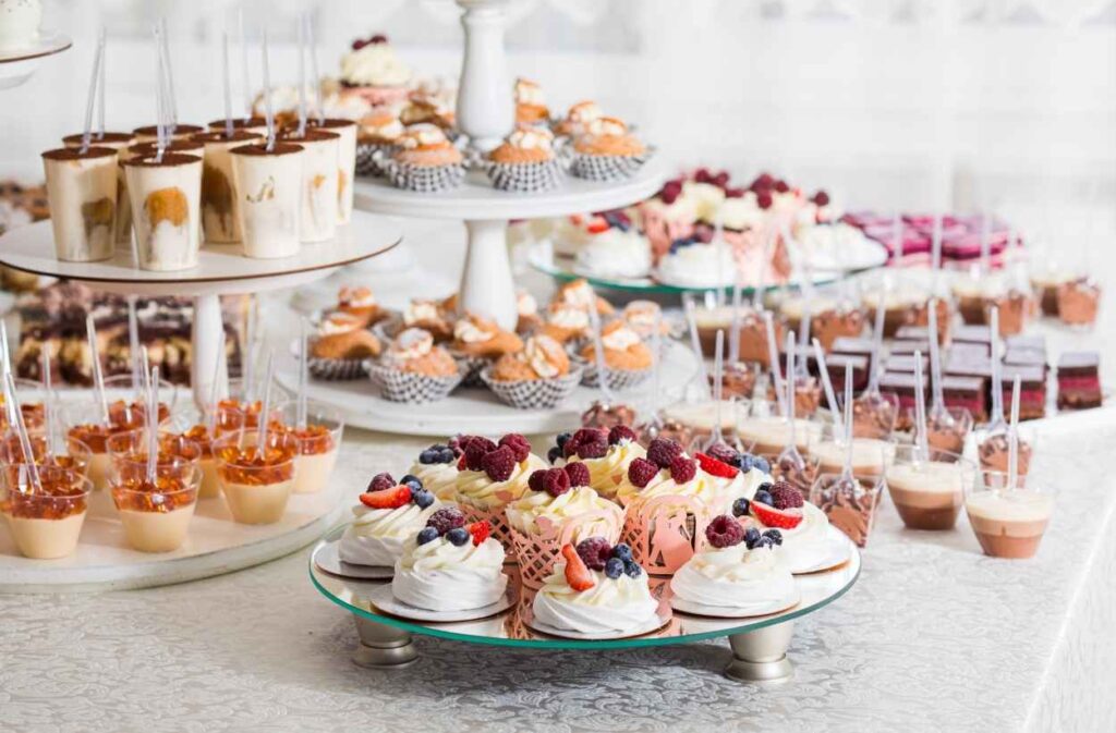 elegant dessert party