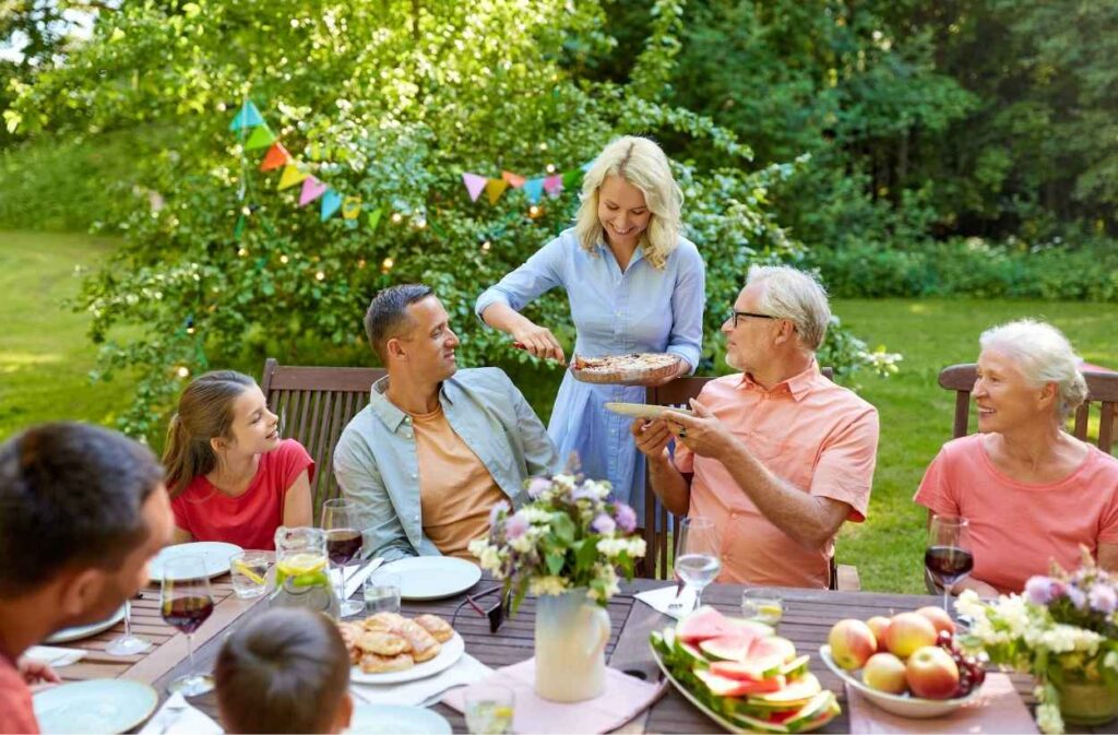 elegant garden party