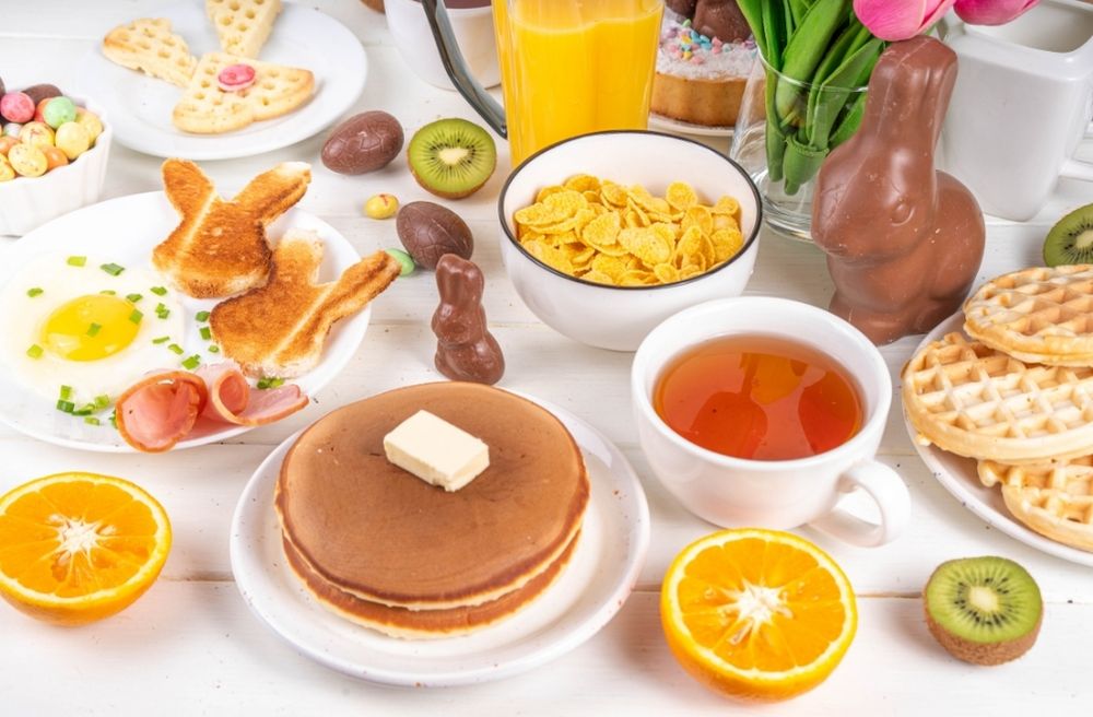 holiday brunch table
