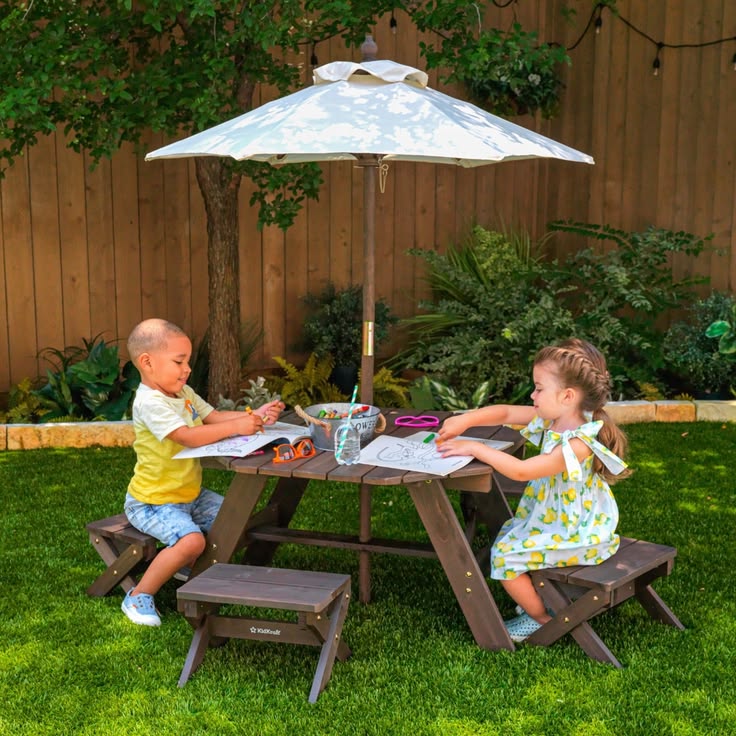 kids picnic craft table
