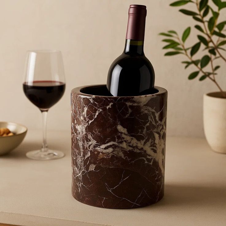 marble wine chiller