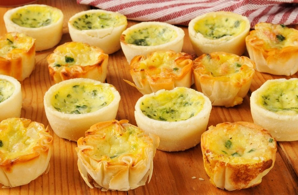 mini quiche brunch