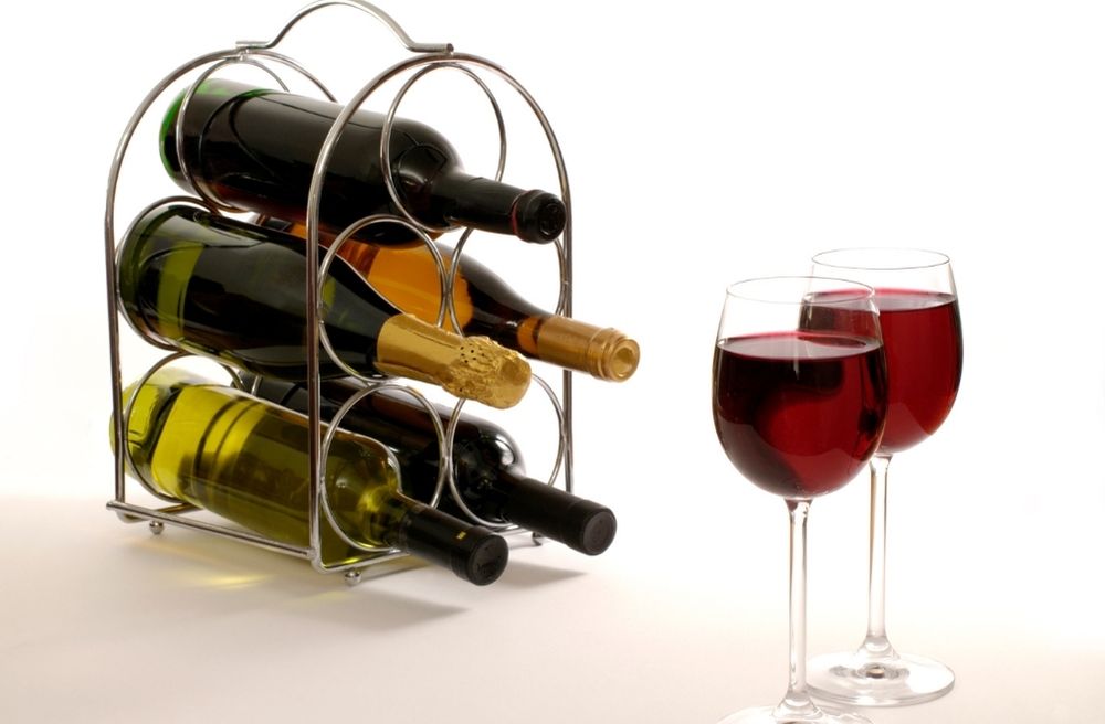 modern decorative wine rack
