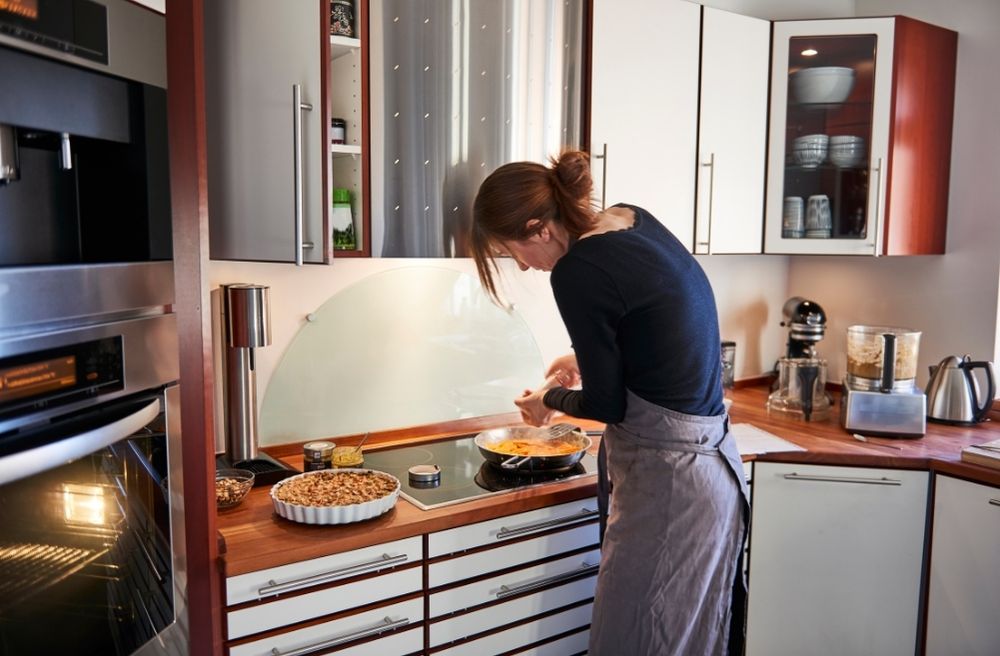 organized kitchen meal preparation