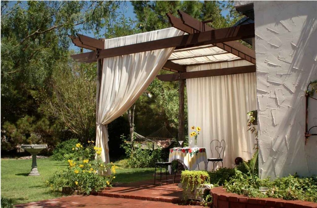 patio outdoor curtains decor