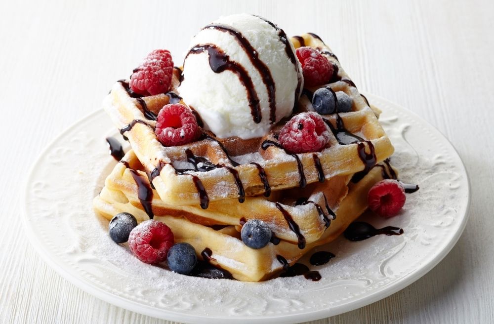 waffle topping station