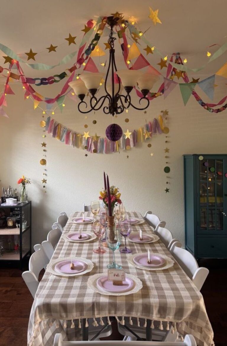 A beautifully styled party space