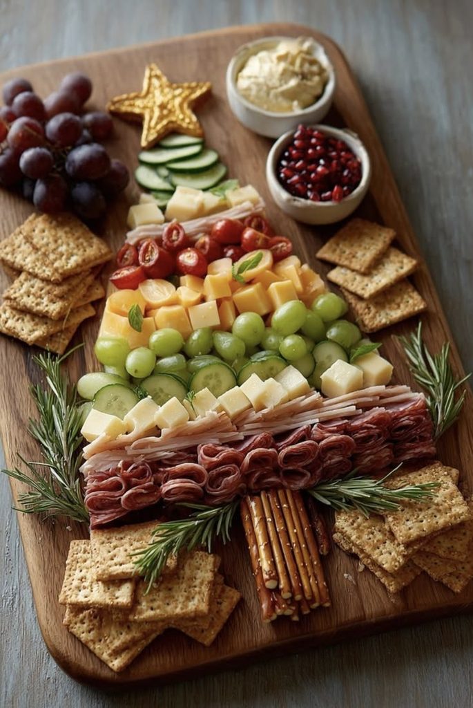 Christmas charcuterie board