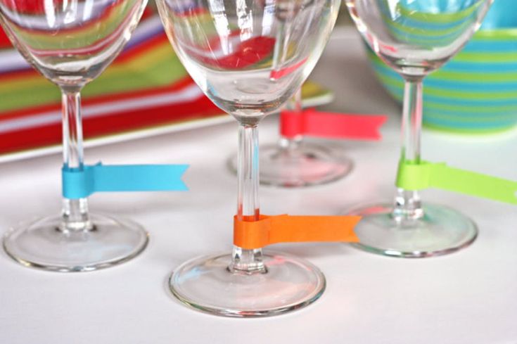 DIY drink markers party