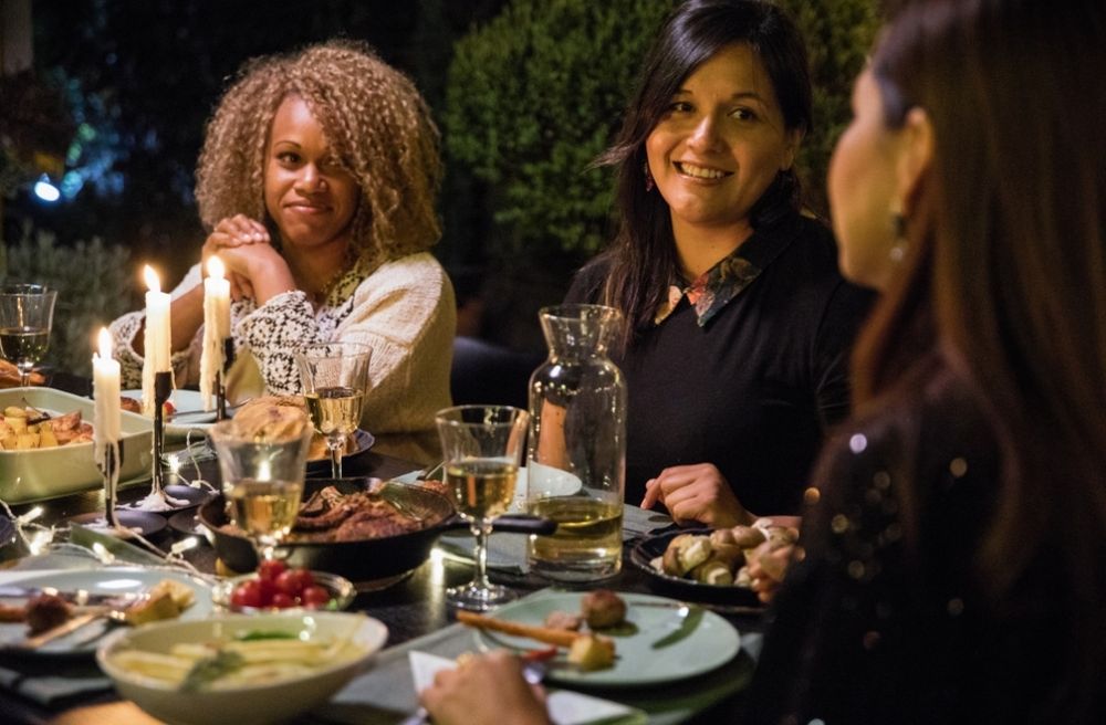 Elegant affordable dinner party
