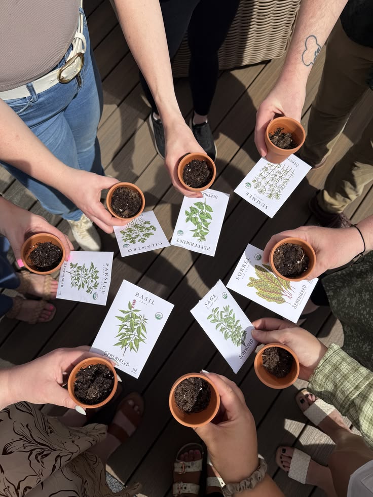 indoor garden gathering