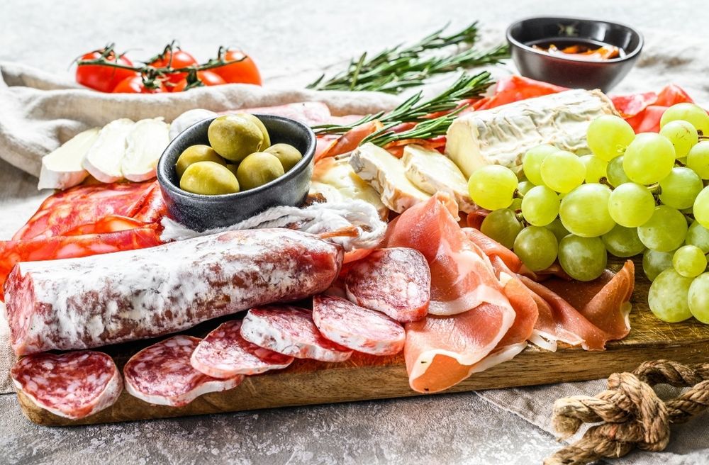 Italian antipasto board