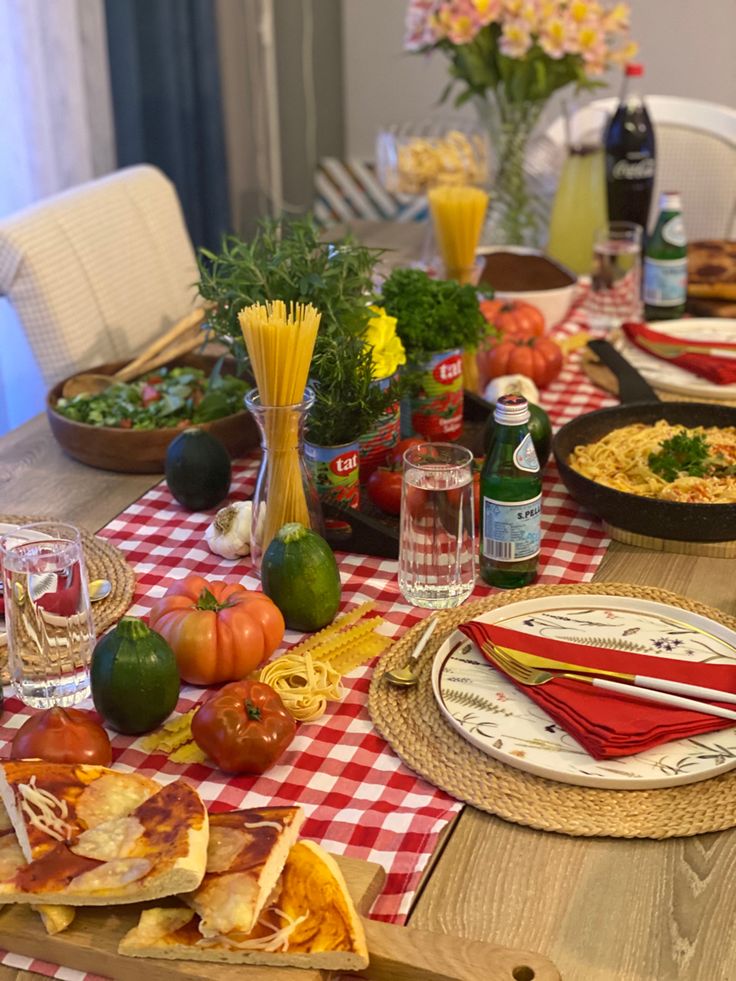 Italian inspired dinner party