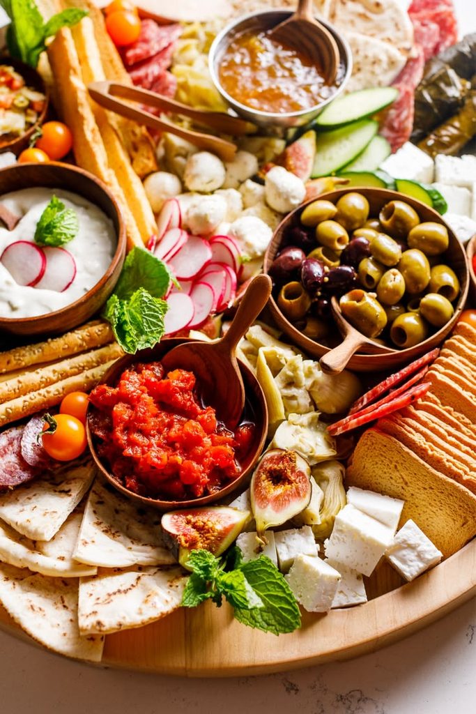 Mediterranean charcuterie board