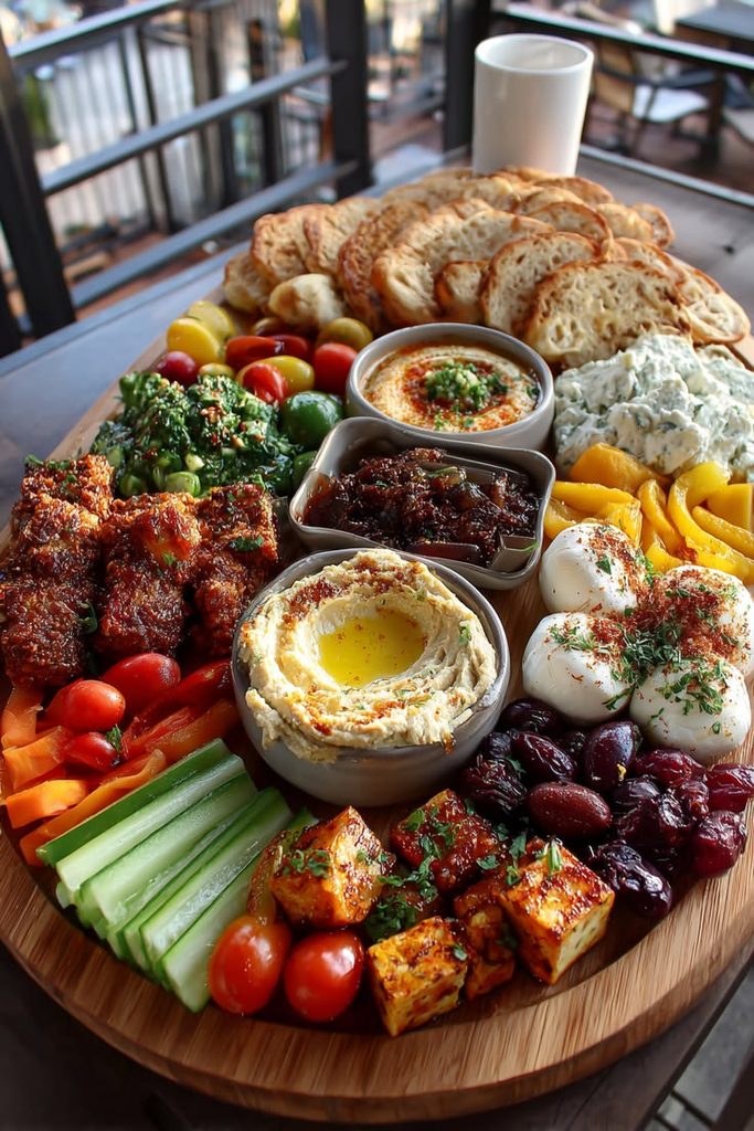 Mediterranean mezze board