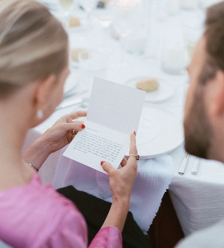 handwritten welcome notes
