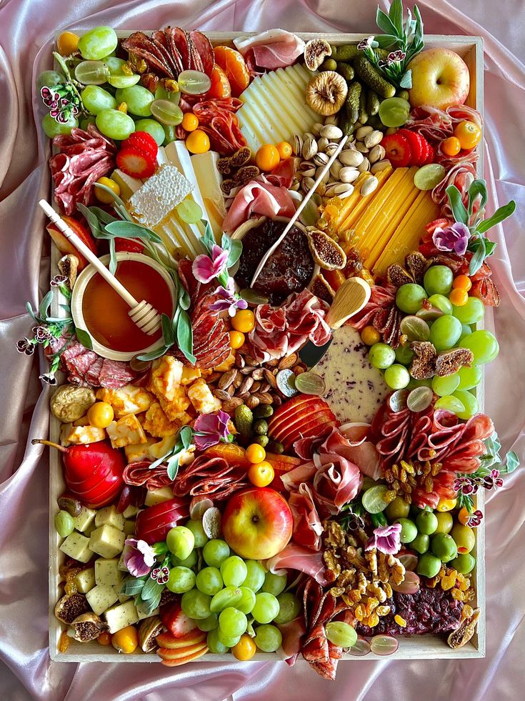 abundant charcuterie board
