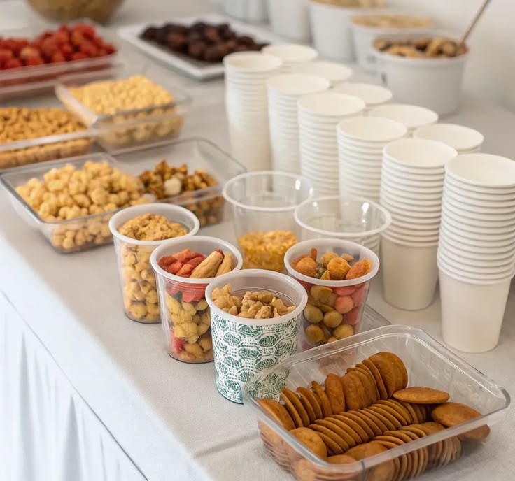 beautiful snack station party