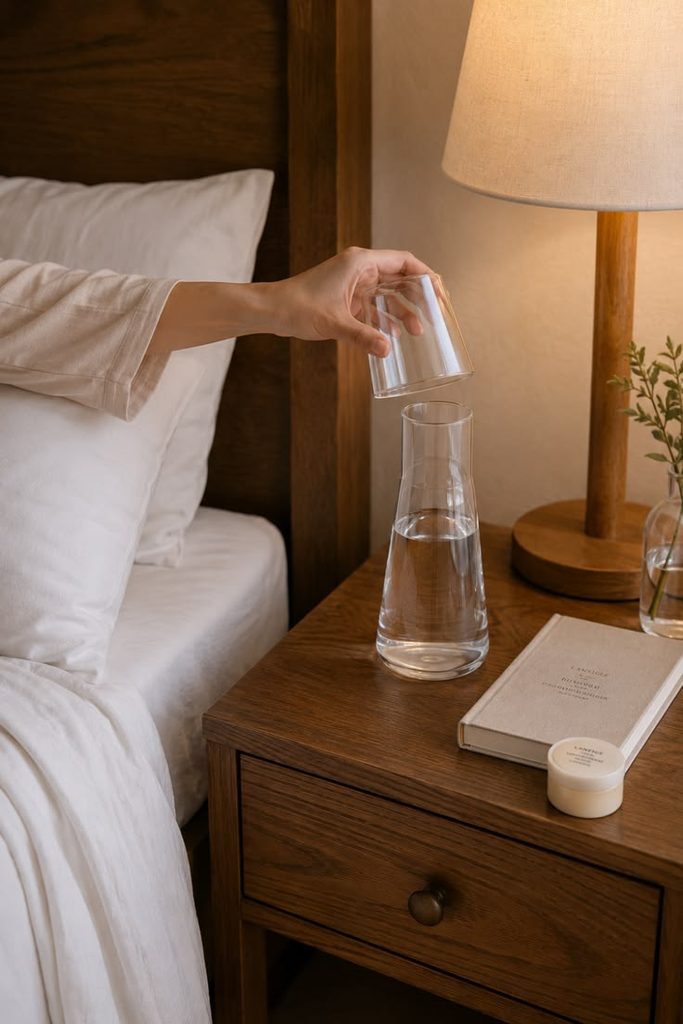 bedside water carafe