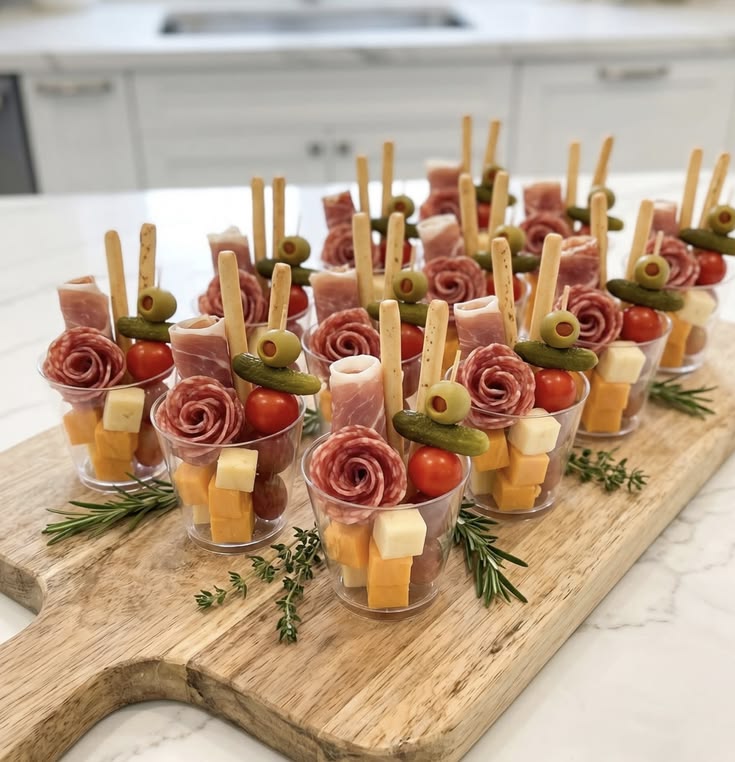 charcuterie board snack cups