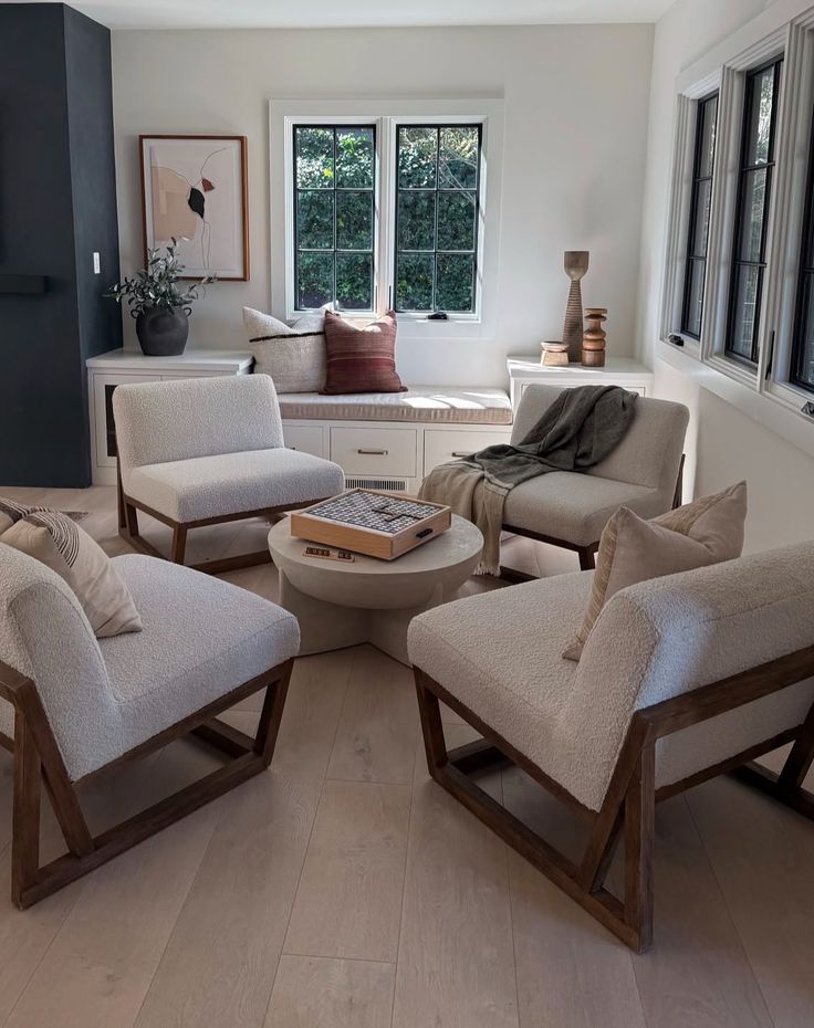 cozy conversation area