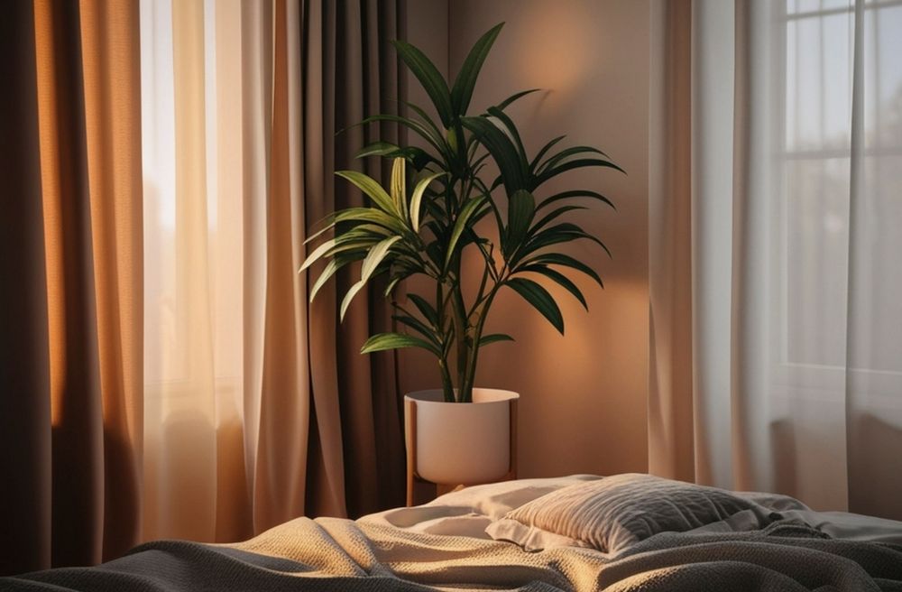 cozy guest bedroom curtains