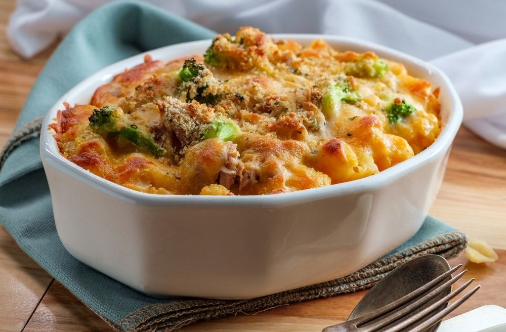cozy pasta bake dinner
