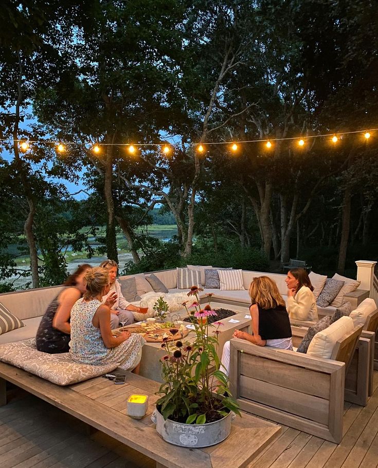 cozy seating area entertaining