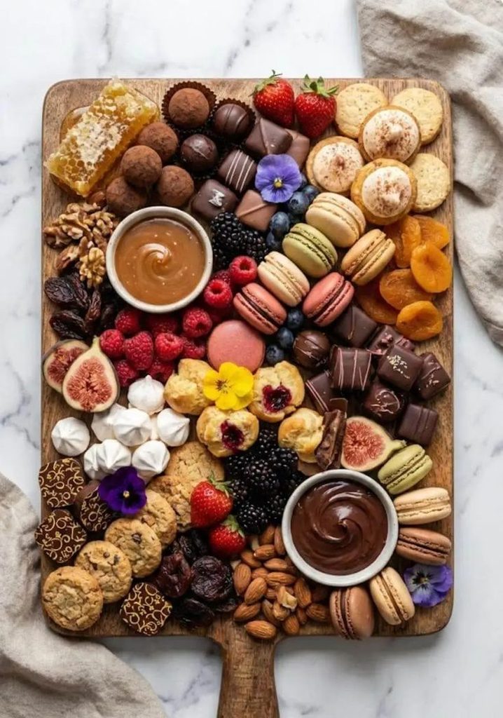 dessert charcuterie board