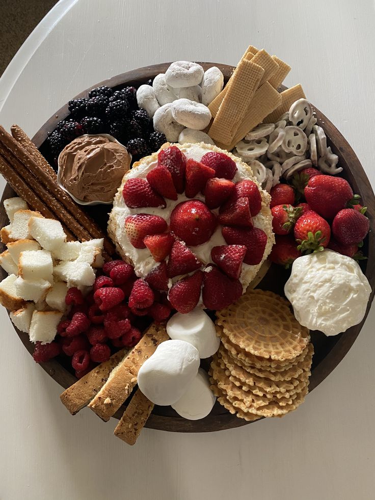 dessert cheese board