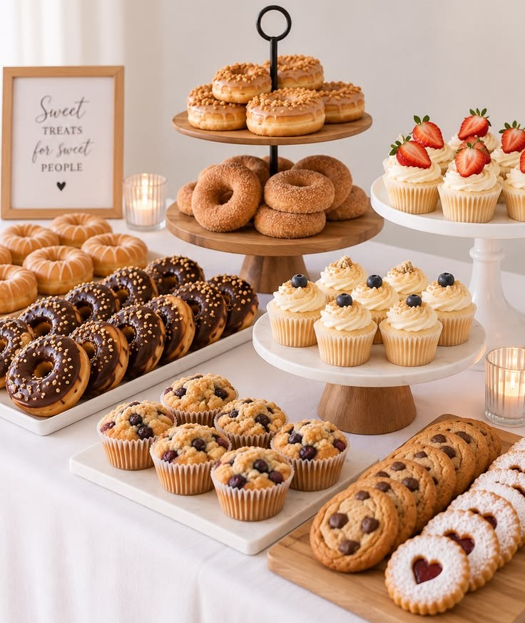 dessert tasting table