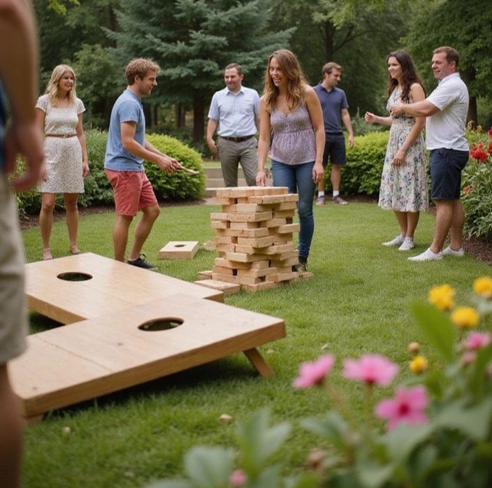 elegant garden lawn games