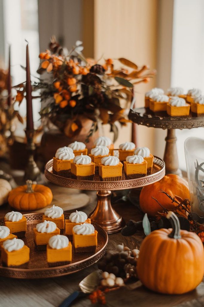 fall dessert table