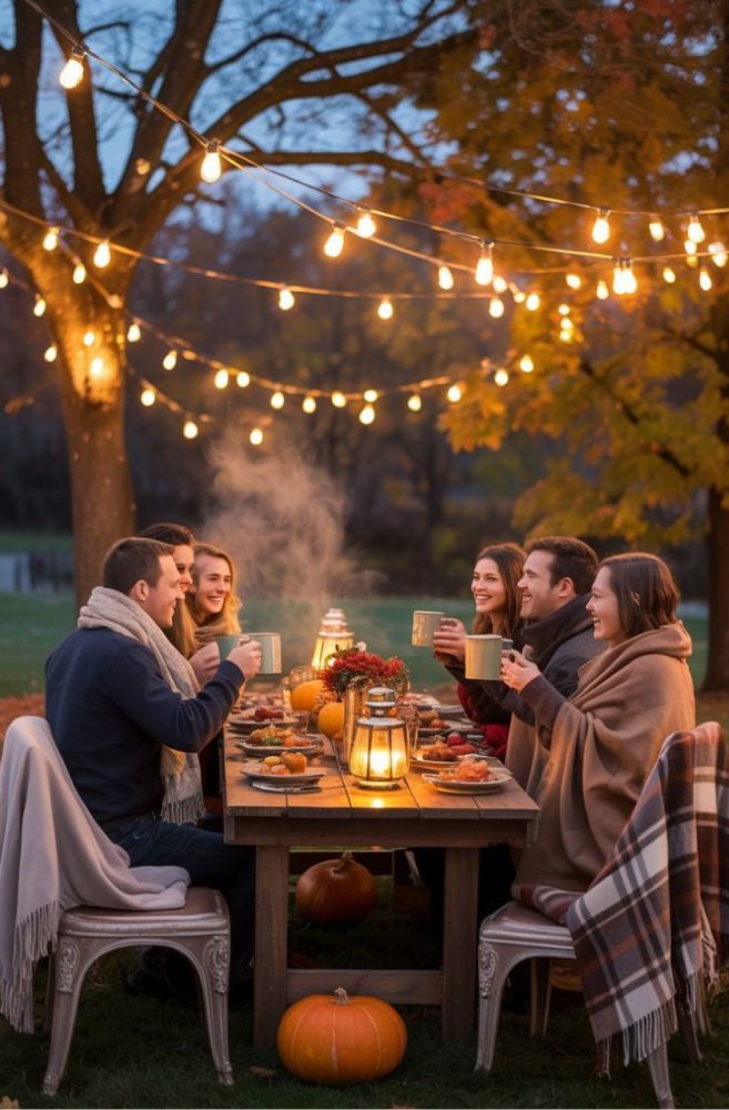 fall harvest gathering
