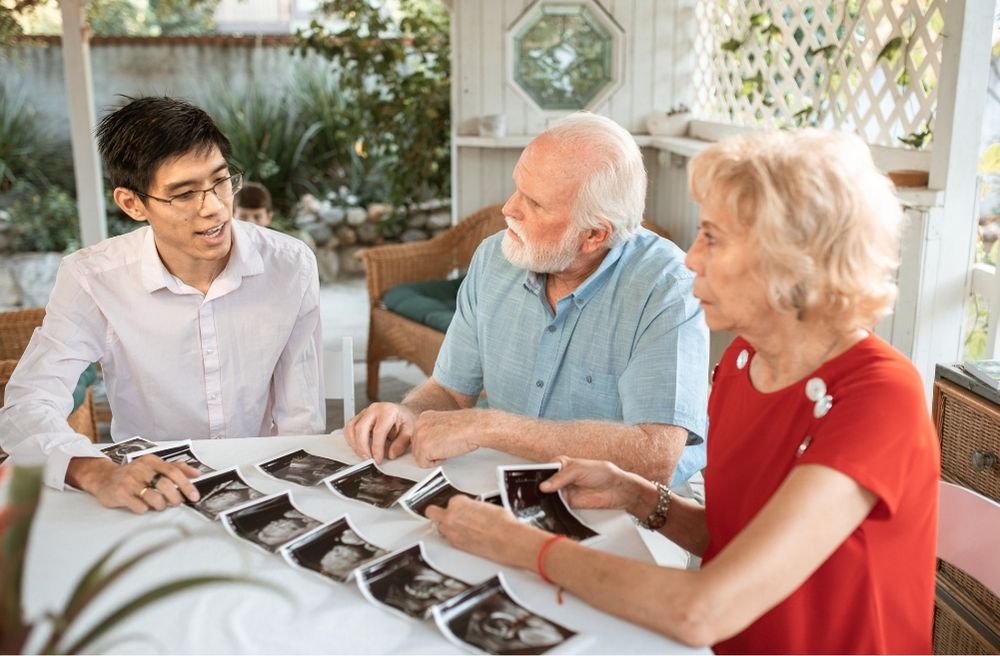 family conversation at home