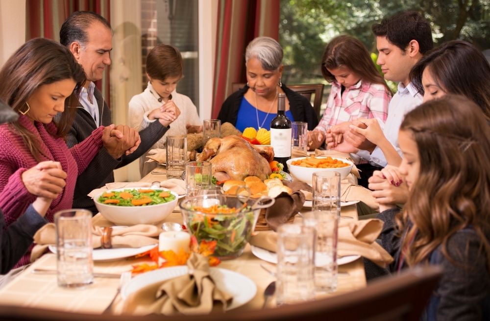 family gratitude dinner
