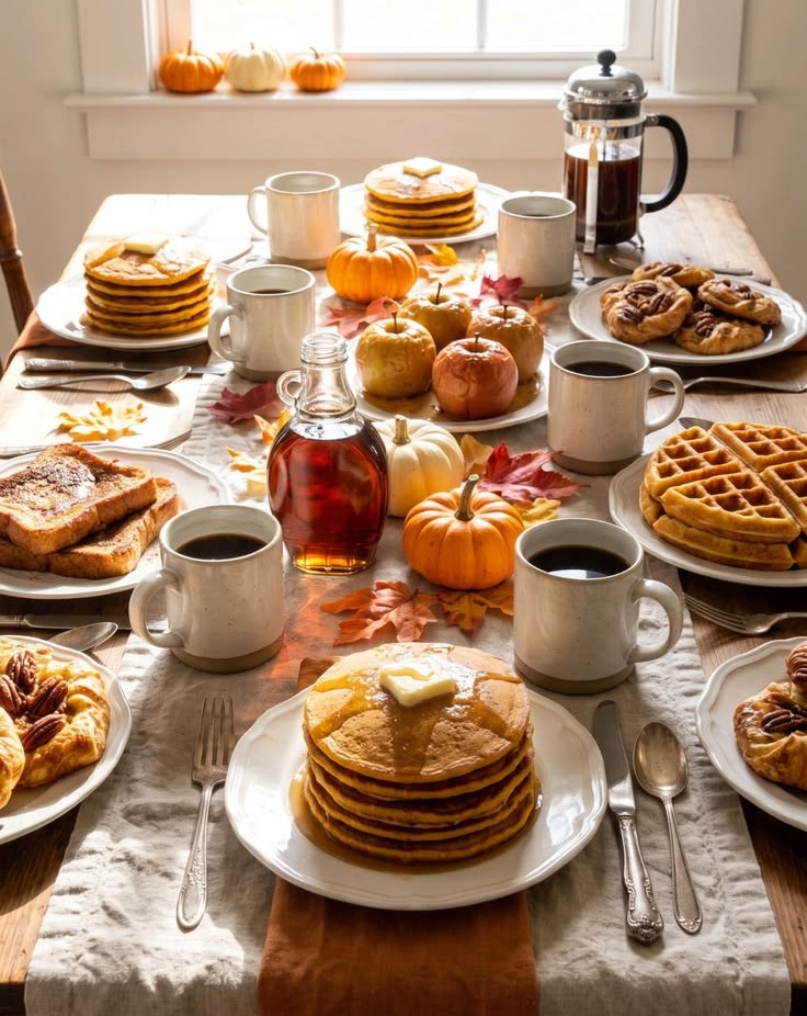 farmhouse fall breakfast