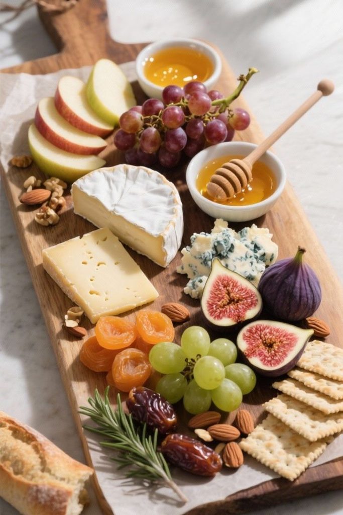 fig honey cheese board