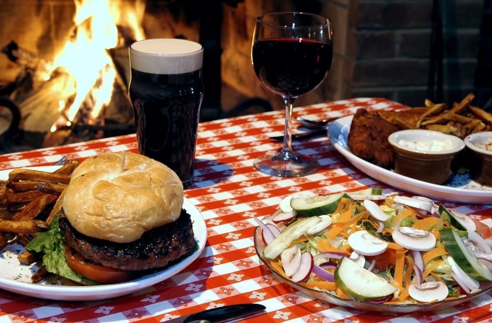 fireside dinner party