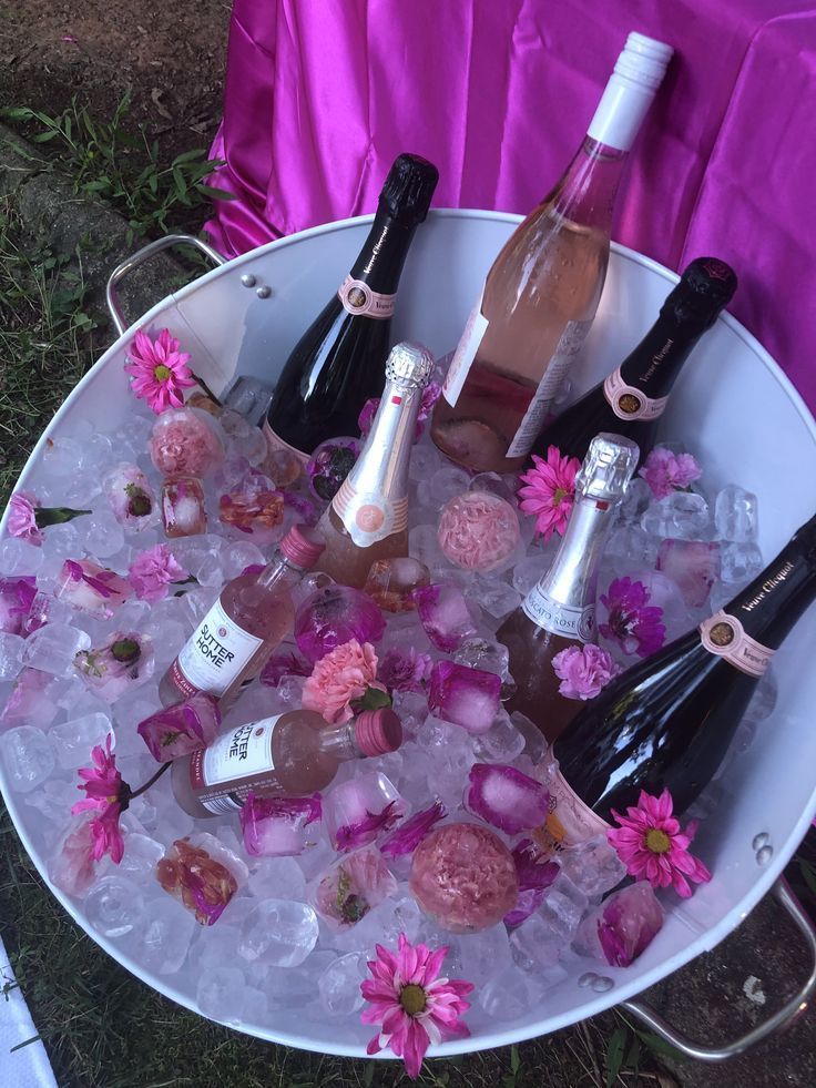 flower drink tub