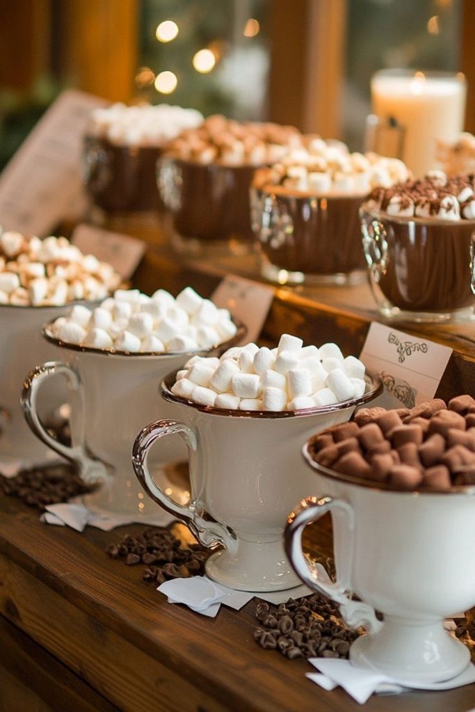 hot chocolate dessert bar