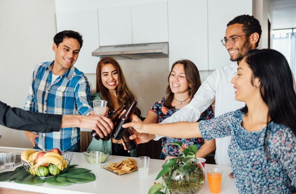 housewarming guests