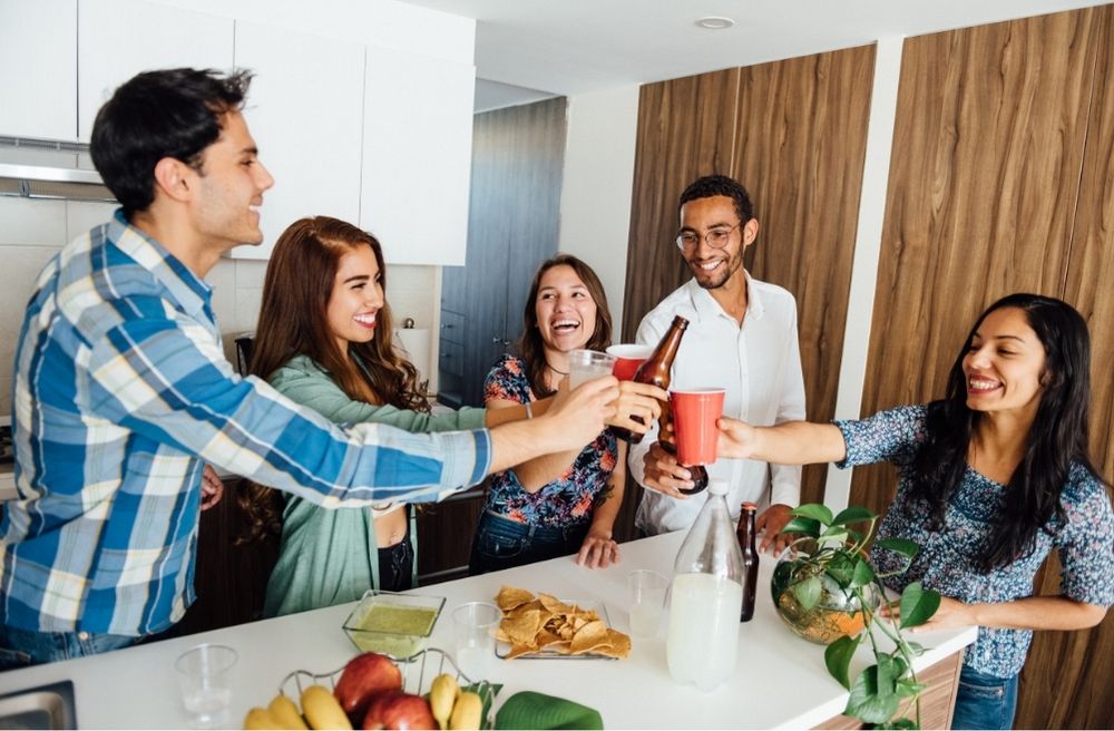 housewarming party setup