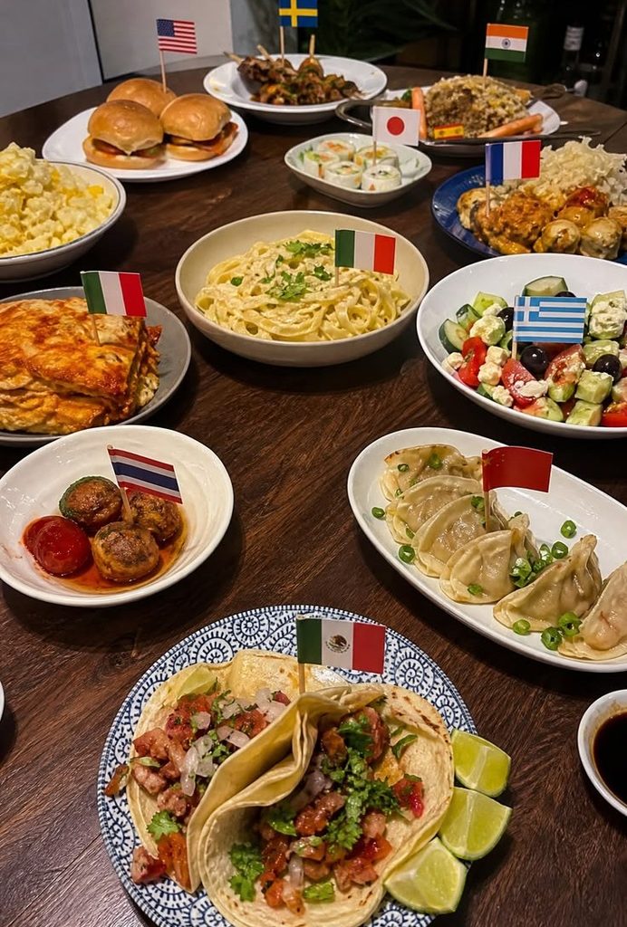 international dinner party