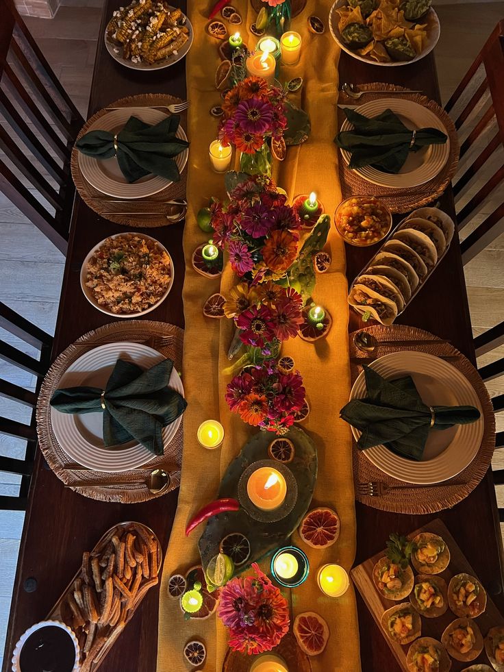 intimate indoor dinner