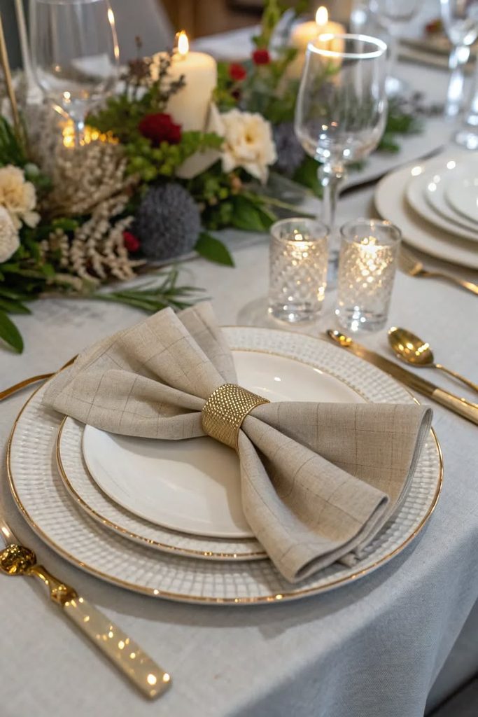 layered place setting