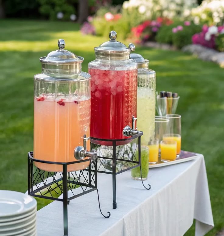 outdoor drink station
