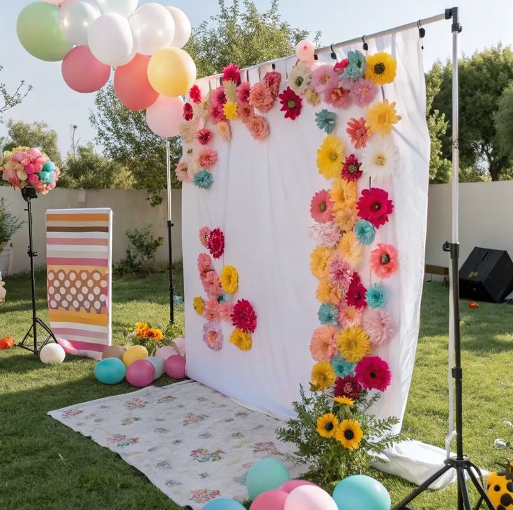 outdoor photo backdrop