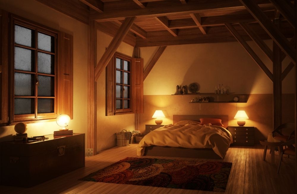 rustic bedroom